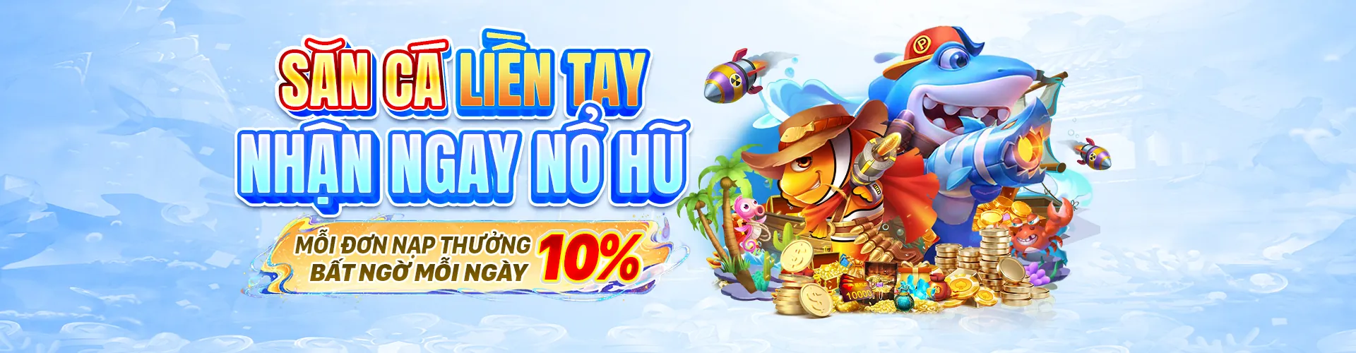 Hình ảnh đại dương sống động với các loài cá và hiệu ứng ánh sáng rực rỡ, tượng trưng cho game bắn cá tại 98win10 link mới.